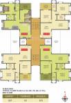 Odd Floor Cluster Plan Trimurti Associates Chandranil Apartment Odd Floor Cluster Plan