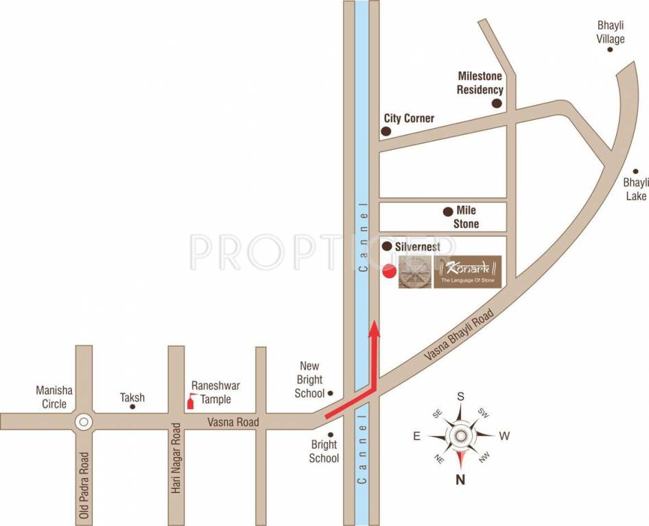 Images for Location Plan of Milestone Konark