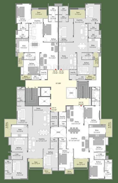 Images for Cluster Plan of Park Park Vaishali