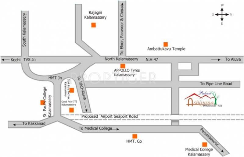 Relcon Properties Ashiyana Location Plan