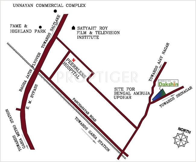 Images for Location Plan of Shrachi Dakshin Villas