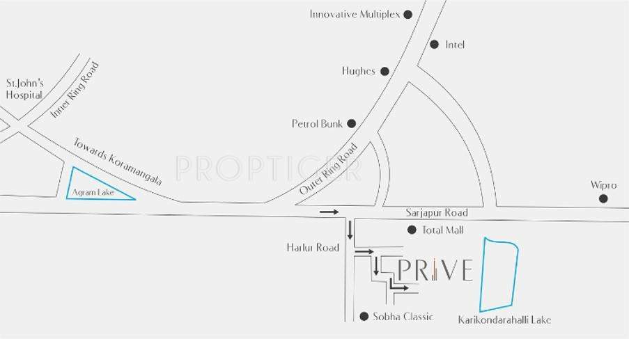  prive Images for Location Plan of Nishant Prive
