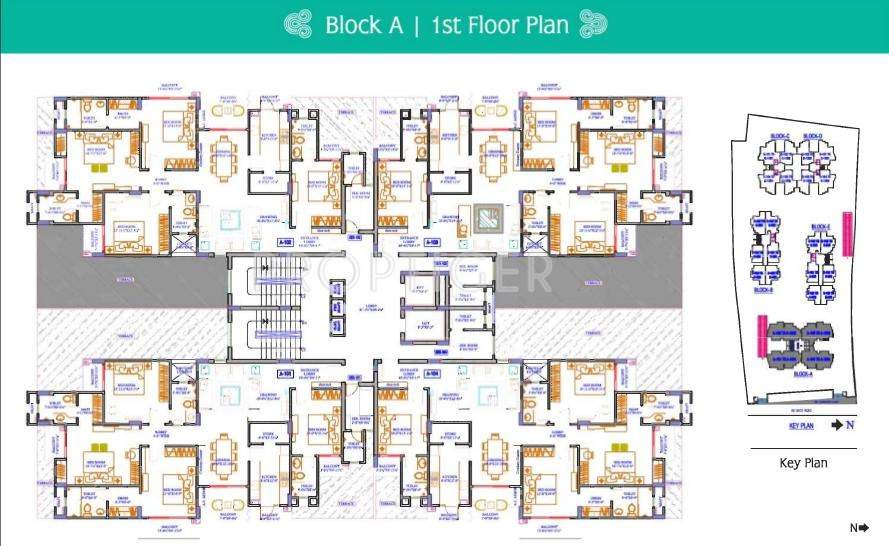 Images for Cluster Plan of Trimurty Ariana