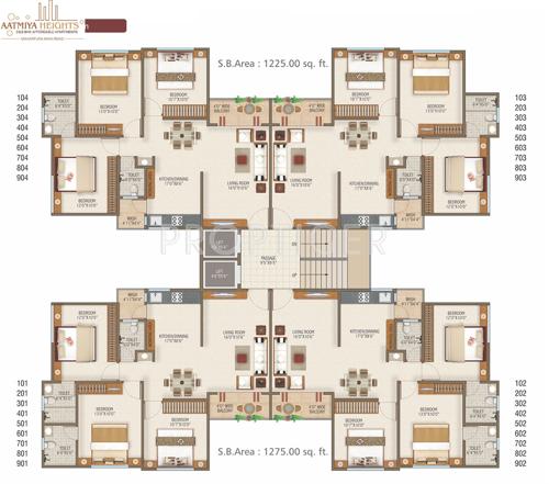  heights-phase-1 Images for Cluster Plan of Aatmiya Heights