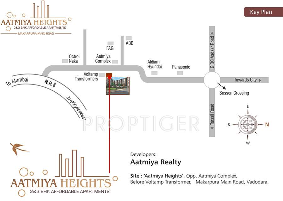  heights phase 1 Images for Location Plan of Aatmiya Heights