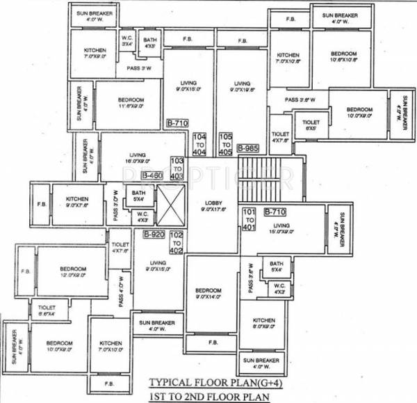 Hitesh Group Parasiya Darshan Cluster Plan G + 4