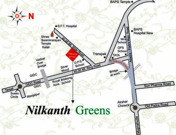 Images for Location Plan of Aatmiya Nilkanth greens Images for Location Plan of Aatmiya Nilkanth greens