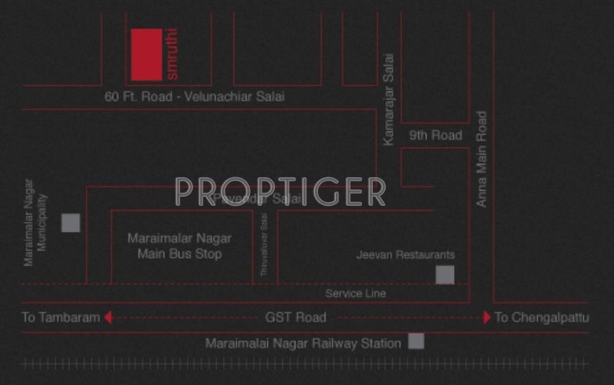 Laxsara Living Spaces Smruthi Location Plan