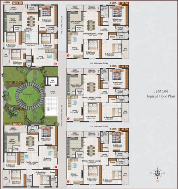  tangrilla-homes Images for Cluster Plan of Orange Tangrilla Homes