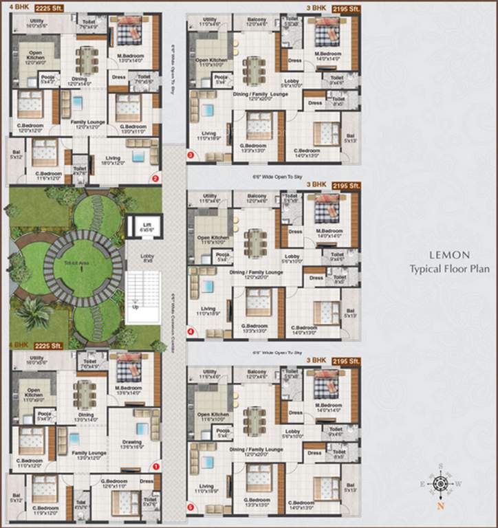 tangrilla homes Images for Cluster Plan of Orange Tangrilla Homes