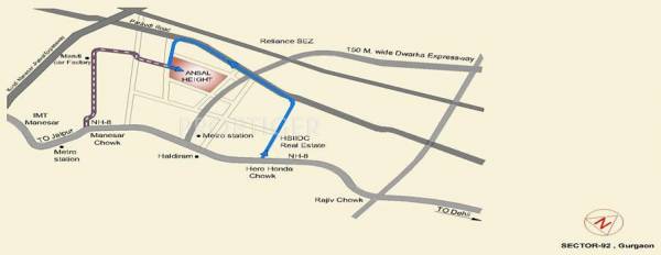 Images for Location Plan of Ansal Heights Villas