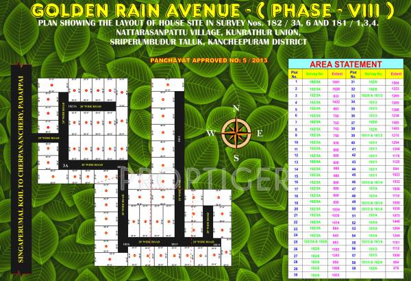 Images for Layout Plan of ABS Golden Rain Avenue Phase VIII