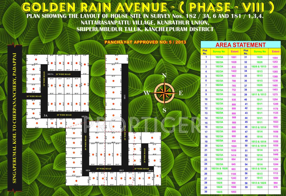 Images for Layout Plan of ABS Golden Rain Avenue Phase VIII