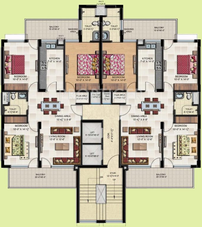 Images for Cluster Plan of Gillco Heights Ext Apartments