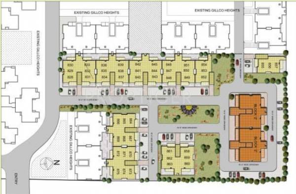 Images for Layout Plan of Gillco Heights Ext Apartments