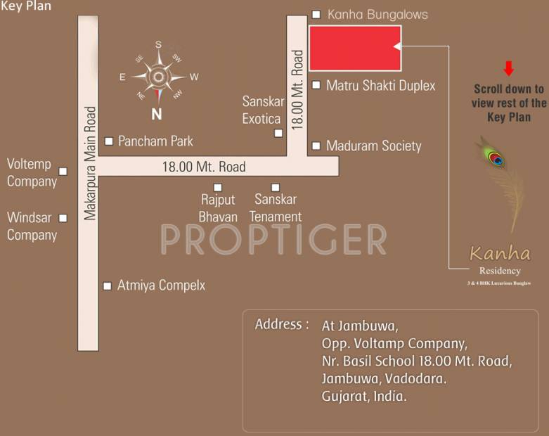 Images for Location Plan of Aatmiya Kanha Residency