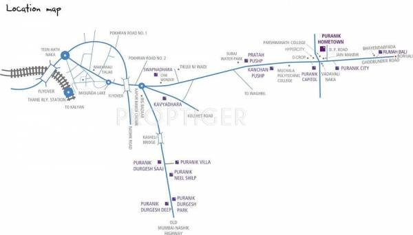 Images for Location Plan of Puraniks Hometown Phase 3
