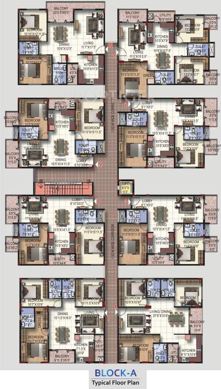 parimala riviera Images for Cluster Plan of Vishnu Parimala Riviera