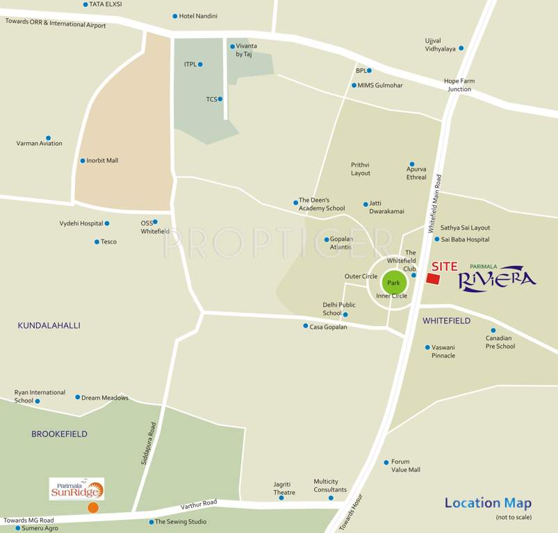 parimala riviera Images for Location Plan of Vishnu Parimala Riviera