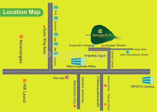 Images for Location Plan of Punarjani Projects Temple Bells