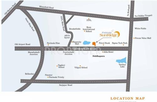  parimala-sunridge Images for Location Plan of Vishnu Parimala SunRidge