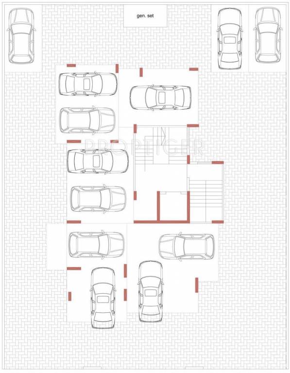 Images for Cluster Plan of Gajra Raghav Apartment
