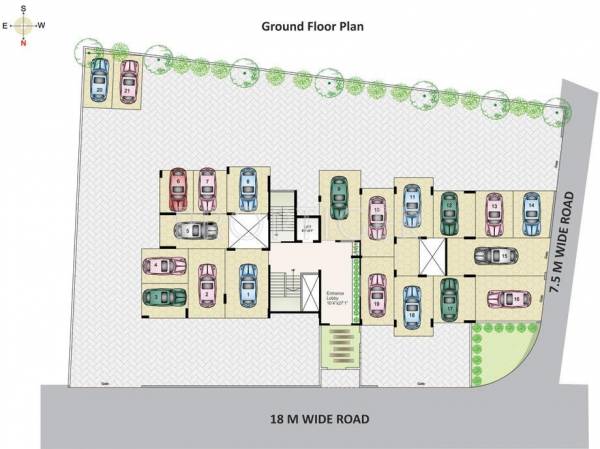 Images for Cluster Plan of Gajra Anmol Apartment