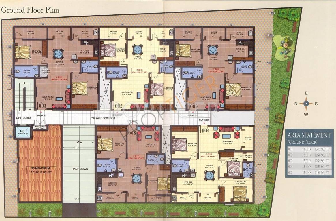 Mahaghar Properties Mithun Sai Paradise View Ground Cluster Plan