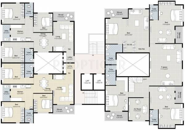 Images for Cluster Plan of Gajra Padmanabh Heights