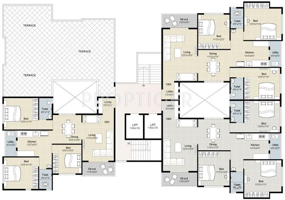 Images for Cluster Plan of Gajra Padmanabh Heights