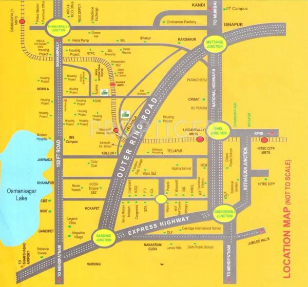 Images for Location Plan of Sri Srinivasa Sri Nilayam
