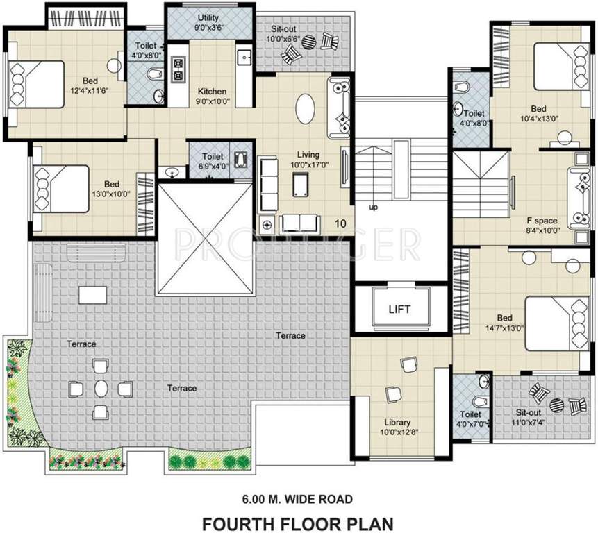 Images for Cluster Plan of Gajra Arunoday Apartment
