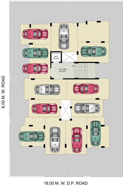 Images for Cluster Plan of Gajra Arunoday Apartment