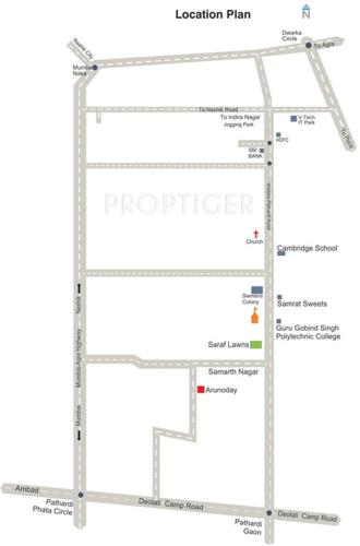 Images for Location Plan of Gajra Arunoday Apartment