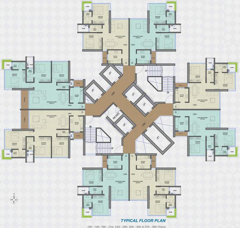 f residences Images for Cluster Plan of  F Residences