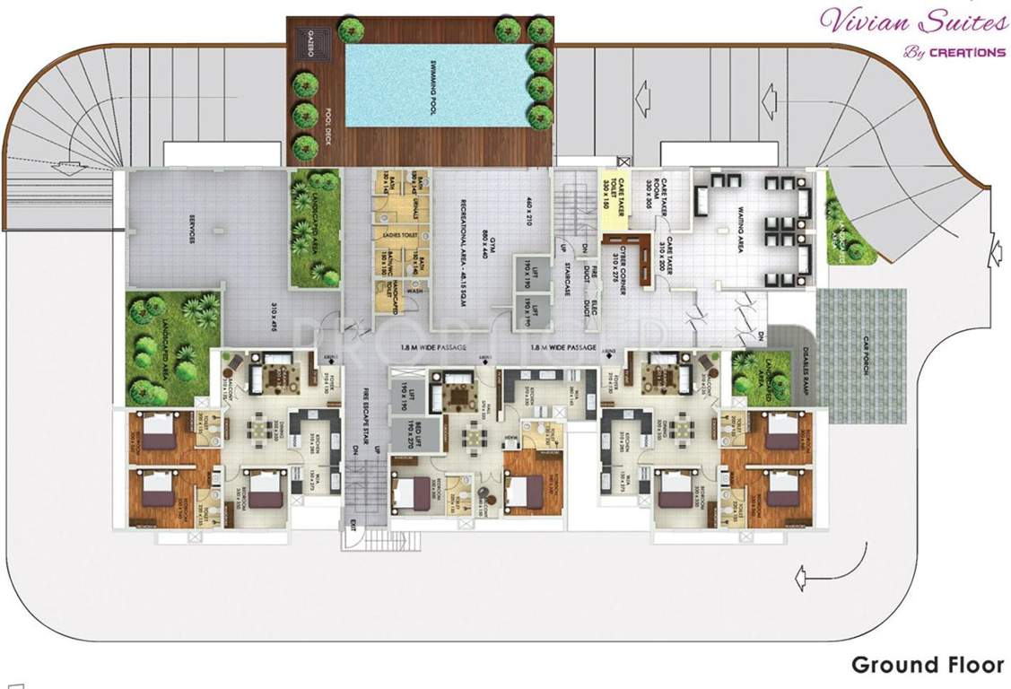 Images for Cluster Plan of Creations Vivian Suites