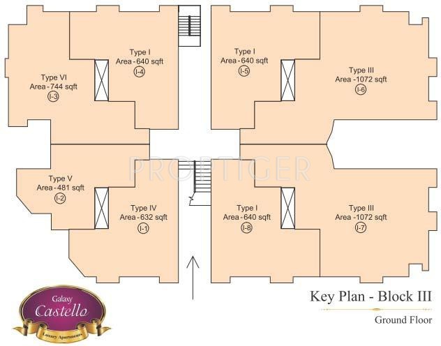  castello Block 1 Cluster Plan