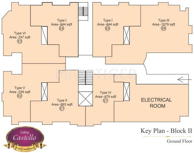  castello Block 1 Cluster Plan