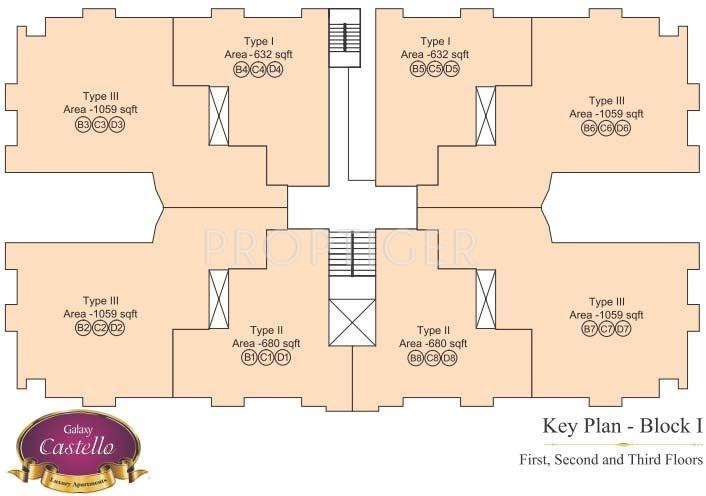  castello Block 1 Cluster Plan