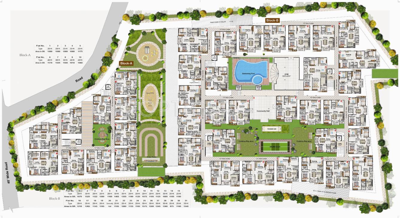 Images for Cluster Plan of VSR VS Sai Ashraya