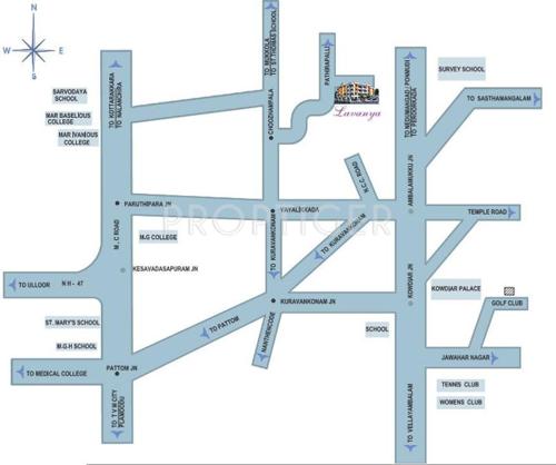 Images for Location Plan of Creations Lavanya Apartments