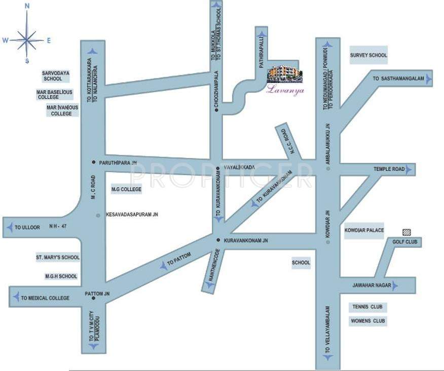 Images for Location Plan of Creations Lavanya Apartments