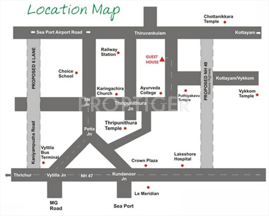 Images for Location Plan of Shwas Homes Shwas Guest House