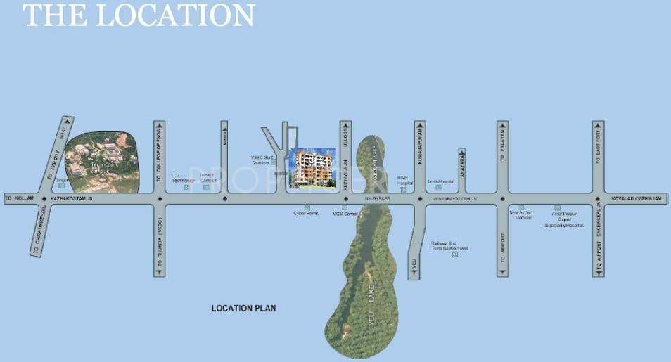 Images for Location Plan of Creations Park Residency