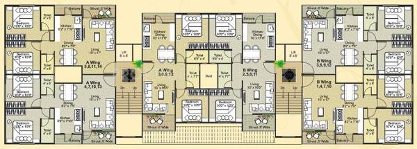 Images for Cluster Plan of Janaki Shri Siddhi Vinayak Apartment