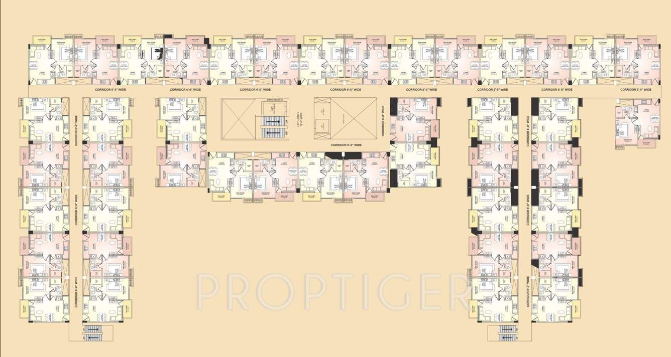 pink pride the suites Images for Cluster Plan of Unimaxe Pink Pride The Suites