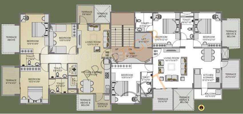 Images for Cluster Plan of Janaki Shree Krishna Apartment