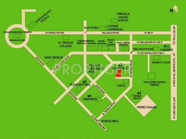 Images for Location Plan of Southern Leafdale Images for Location Plan of Southern Leafdale