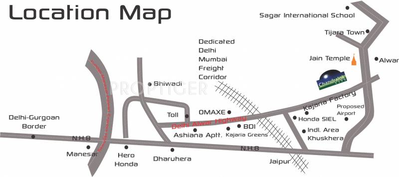 Images for Location Plan of Chandraprabhu Chandralok City Plot