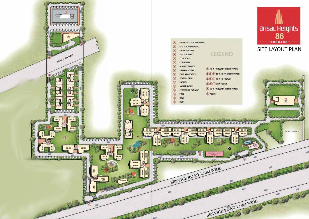 Images for Layout Plan of Ansal Heights II Villas